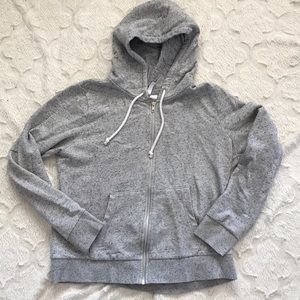 H&M grey zip up hoodie